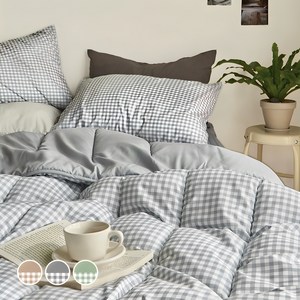 쁘리엘르 데일리체크 향균 워싱 차렵침구