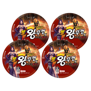 왕뚜껑 짬뽕, 4개