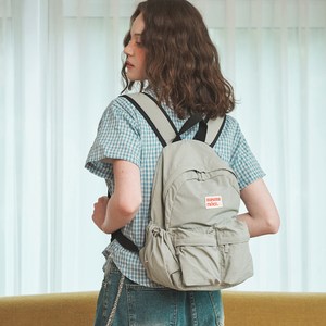 마스마룰즈 남녀공용 미니 투 포켓 데일리 백팩 + 파우치 세트
