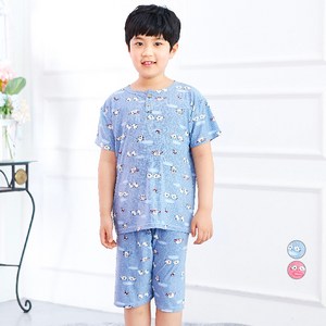 키즈라인 아동용 굿나잇 냉감 반팔 잠옷 상하 세트