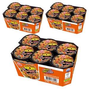 오뚜기 와우 새우 진짬뽕 컵 80g, 18개