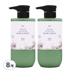 플루 아로마 모이스처 바디 로션 화이트 머스크향, 500ml, 8개