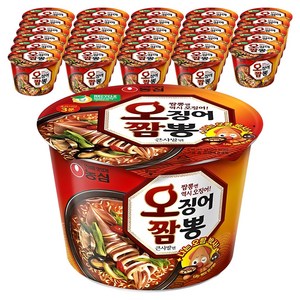 농심 오징어짬뽕 컵 115g, 48개