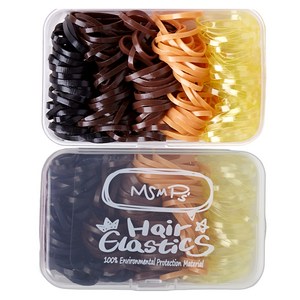 심플리앤 고탄력 간편보관 머리고무줄 300p