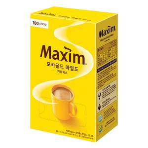 맥심 모카골드 마일드 커피믹스, 12g, 100개입, 1박스