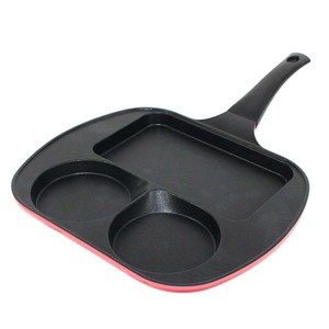 키친아트 에그 3구 멀티프라이팬