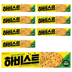 롯데웰푸드 하비스트 오리지널, 100g, 8개