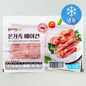 곰곰 온가족 베이컨 (냉동), 450g, 1개