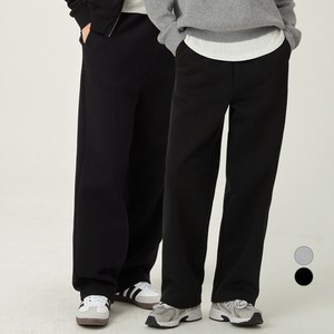 캐럿 기모 와이드 스웨트 팬츠