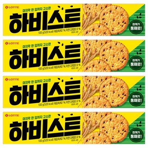 롯데웰푸드 하비스트 오리지널, 100g, 4개