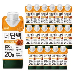 더단백 드링크 카라멜 헬스보충식품, 250ml, 18개
