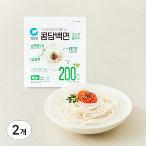 청정원 콩담백면 콩국수 4인분, 760g, 2개
