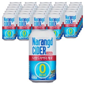 나랑드사이다 제로, 345ml, 48개