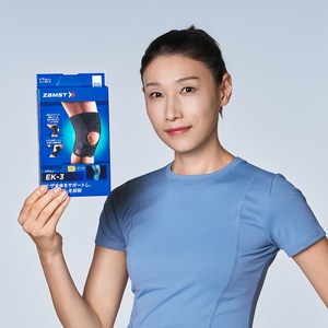 잠스트 무릎보호대 EK-3, M(40~44cm), 블랙, 1개