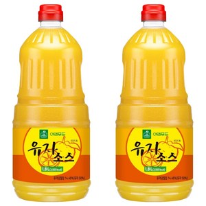 이엔푸드 유자소스, 1.8L, 2개