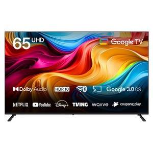 와사비망고 4K UHD TV, 164cm(65인치), 스마트 TV, 스탠드형, 방문설치