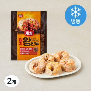 동원 개성 김치 왕만두 (냉동), 350g, 2개