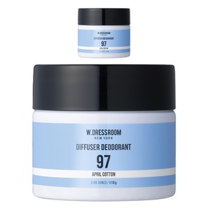 더블유드레스룸 퍼퓸 97번 에이프릴코튼 실내 탈취제 본품, 110g, 2개