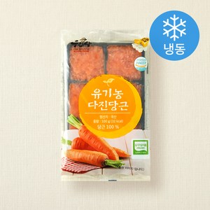 유기가공식품 인증 웰팜넷 유기농 다진당근 (냉동), 100g, 1개