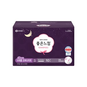 좋은느낌 오리지널 생리대 날개형, 슈퍼롱, 10개입, 1개