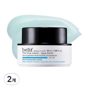 빌리프 더 트루 크림 아쿠아 밤, 50ml, 2개