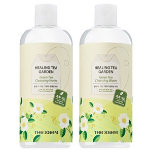 더샘 힐링 티 가든 그린티 클렌징 워터, 500ml, 2개