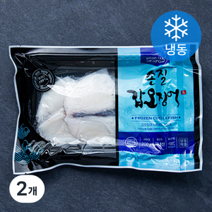 피시원 손질 갑오징어 (냉동), 200g, 2개