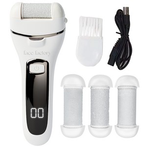 페이스팩토리 UV 충전형 전동 발각질제거기