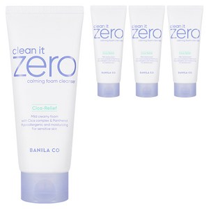 바닐라코 클린 잇 제로 카밍 클렌징 폼, 150ml, 4개