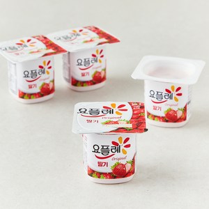 요플레 오리지널 딸기, 85g, 4개