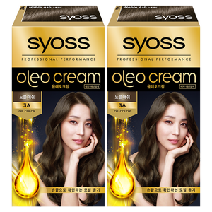 사이오스 올레오 크림 염모제, 3A노블애쉬, 2개