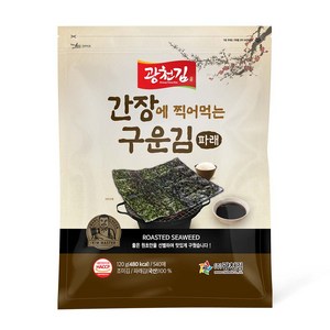 광천김 간장에 찍어먹는 구운 파래김, 1개