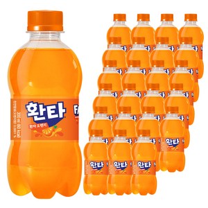 환타 오렌지 탄산음료, 300ml, 24개