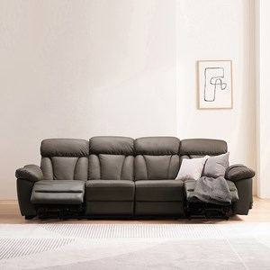 삼익가구 크루즈 USB 4인용 전동 리클라이너 양방향 가죽소파 방문설치