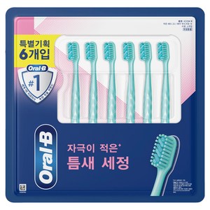 오랄비 아이콘 X 칫솔, 6개입, 1개