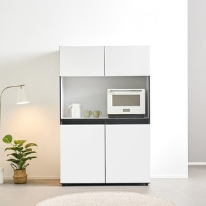 라자가구 모비오 LED 광폭 주방 수납장 1200 방문설치