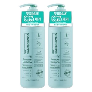 닥터방기원 탈모증상완화 틴에이저 샴푸, 1L, 2개