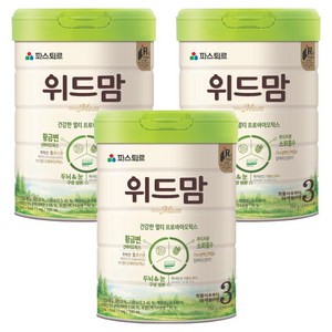 파스퇴르 위드맘 3단계, 750g, 3개