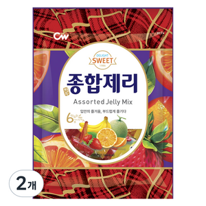 청우식품 제리종합 젤리, 420g, 2개