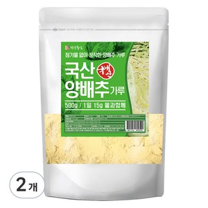 건강중심 양배추 분말, 2개, 500g