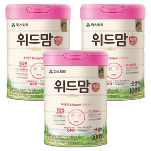 파스퇴르 위드맘 100일 제왕 분유, 750g, 3개
