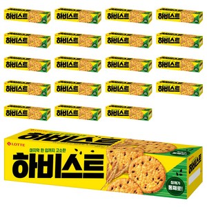 롯데웰푸드 하비스트 오리지널, 100g, 20개