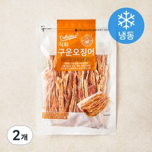 해맑은푸드 직화 구운오징어 (냉동), 200g, 2개