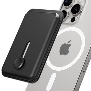 신지모루 슬라이드 M 비카 버튼업 맥세이프 카드지갑 휴대폰 홀더