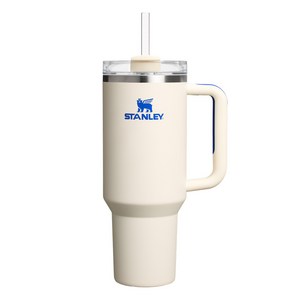 스탠리 퀜처 H2.0 플로우 스테이트 텀블러, 크림로얄, 1.18L, 1개