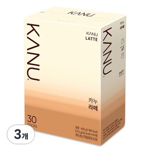 카누 라떼 스틱커피, 13.5g, 30개입, 3개