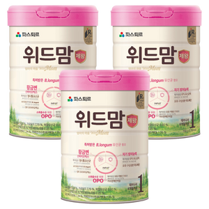파스퇴르 위드맘 엄마의 마음 제왕 1단계, 750g, 3개
