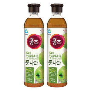 홍초 풋사과 음용식초, 900ml, 2개
