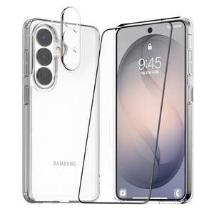 케이맥스 클리어핏 휴대폰 케이스 + 강화유리 + 카메라필름 세트