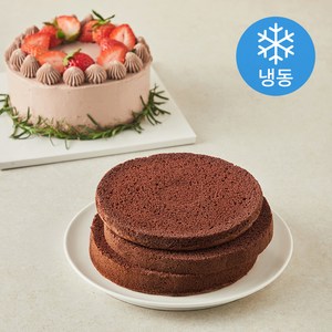 장가네제과 수제 초코 케이크시트 1호 (냉동), 170g, 1개